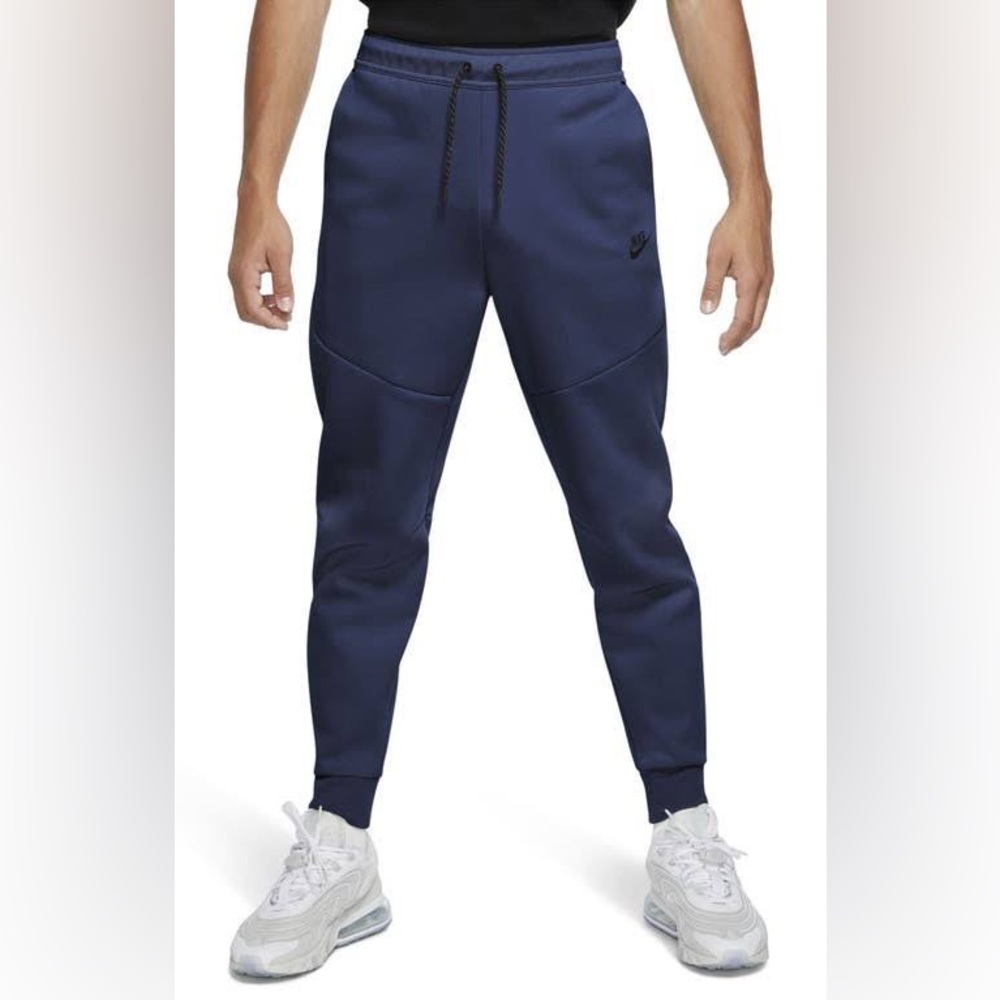 Midnight Navy/Black Nike Tech Fleece Pants
